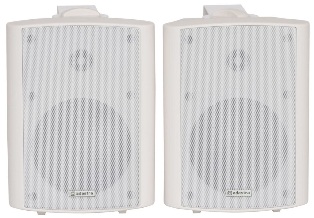 Adastra 5.25in Active Stereo Speaker Set 2 x 30W RMS White - product photo