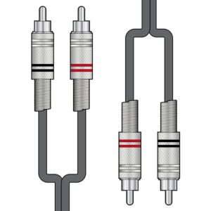 Chord Electronics S3J-26J300 3m 3.5mm to Dual 6.35mm Mono Jack Audio Cable - product photo