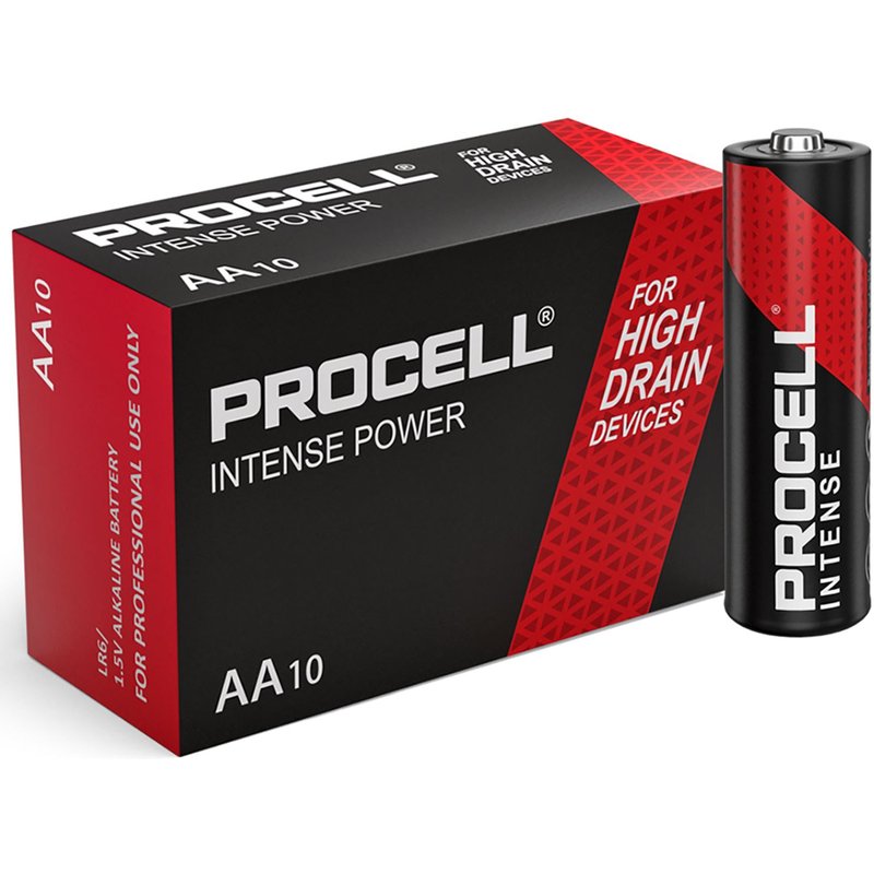 Duracell AA Battery Procell Intense - 10 Pack - product photo