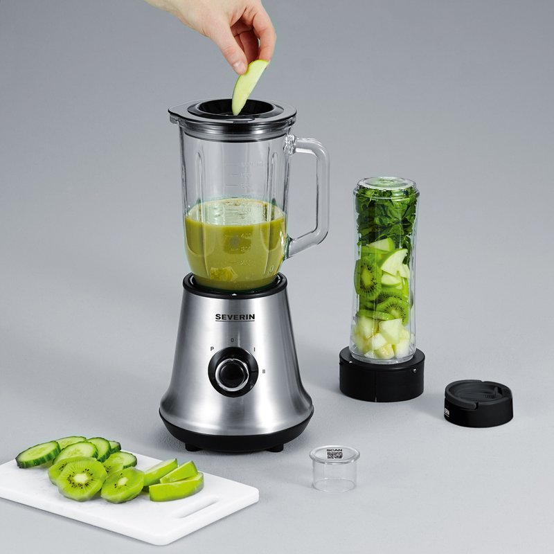 Severin SM 3737 Tabletop Blender 1 L 500 W Stainless Steel - product photo