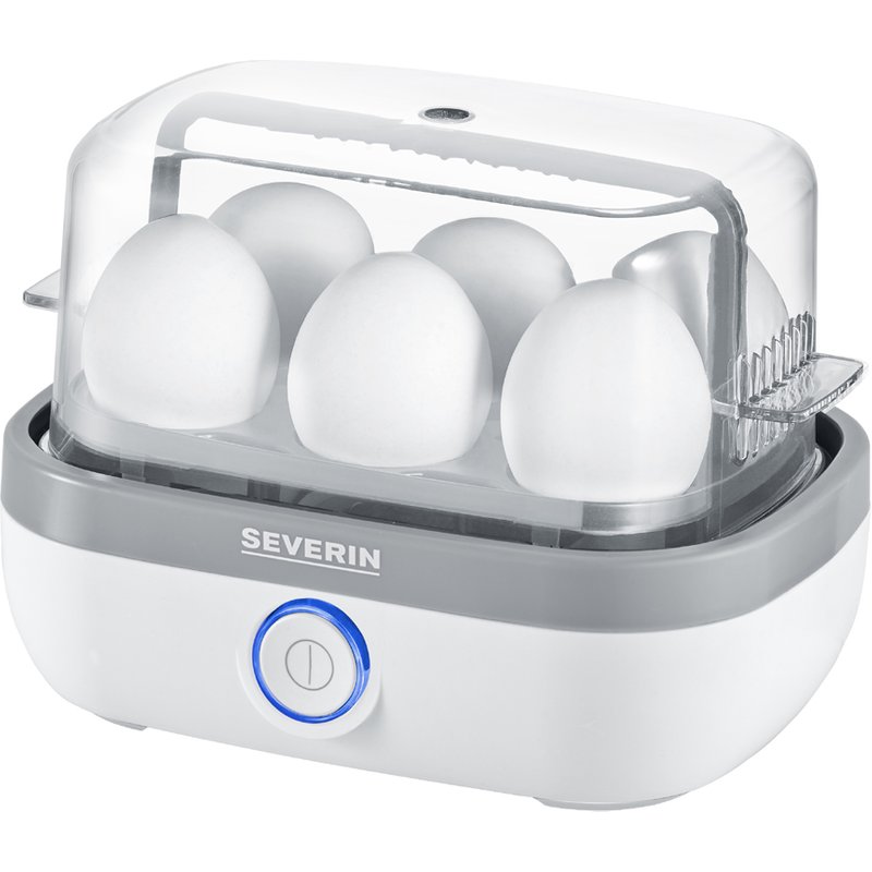 Severin EK 3164 Egg Cooker 6 Eggs 420 W Grey/White - product photo