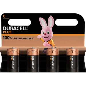 Duracell C Cell Plus Power 100% Batteries - product photo