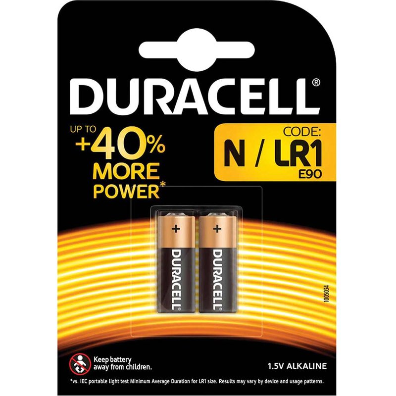 Duracell LR1 Electronic Battery Pack of 2 - product photo