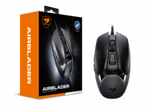 COUGAR Gaming Maus AirBlader, Kabelgebunden, Schwarz