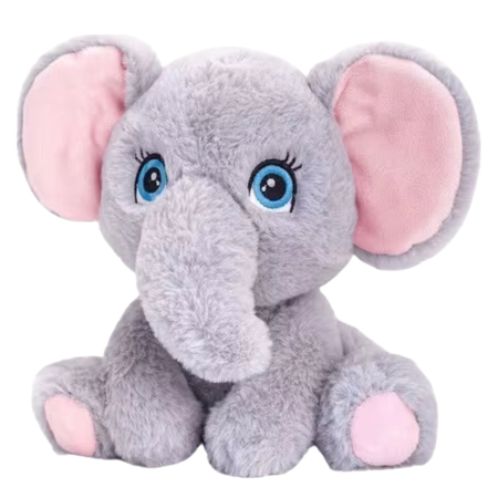 Keel Toys Keeleco Elephant Soft Plush Toy – 16 cm
