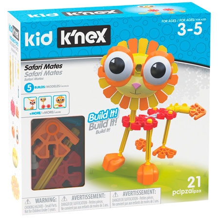 K'nex Safari Mates Building Set – 21 pieces